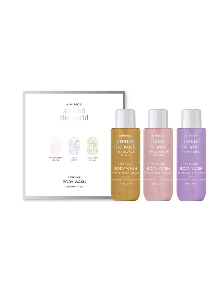Kimirica Around The World Perfume Body Wash Trio Gift Set-image-33