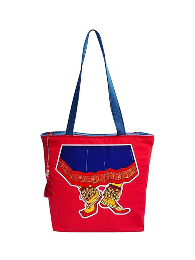 THE PURANI JEANS Hand Classical Design-Reusable Tote Bag-image-14