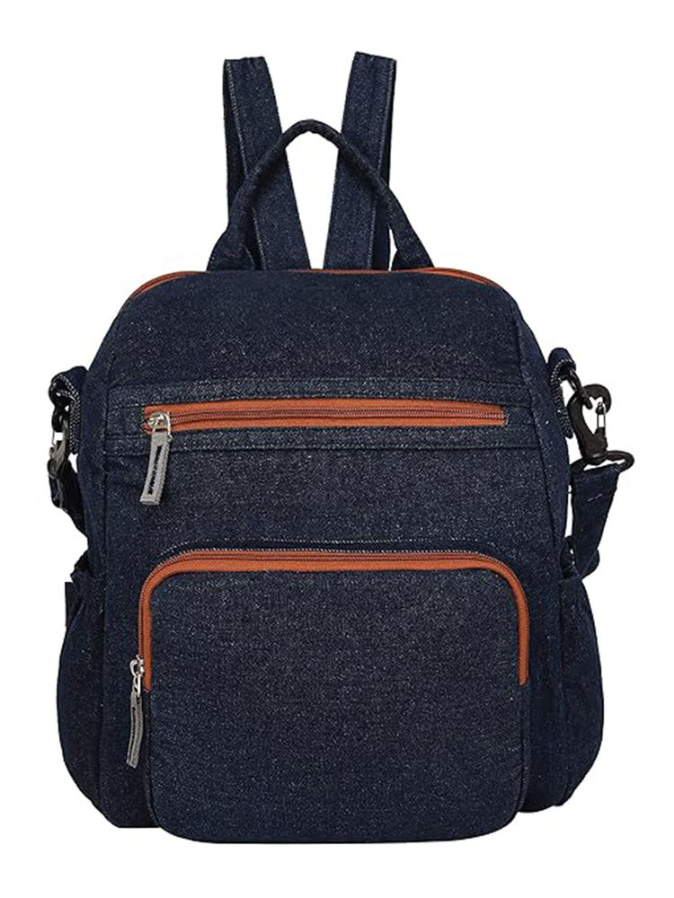 THE PURANI JEANS Denim Handbag Cum Backpack with Detachable Handle-picture-15