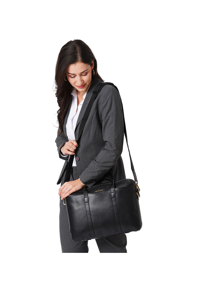 Perquisite Steve Black Laptop Briefcase-picture-19