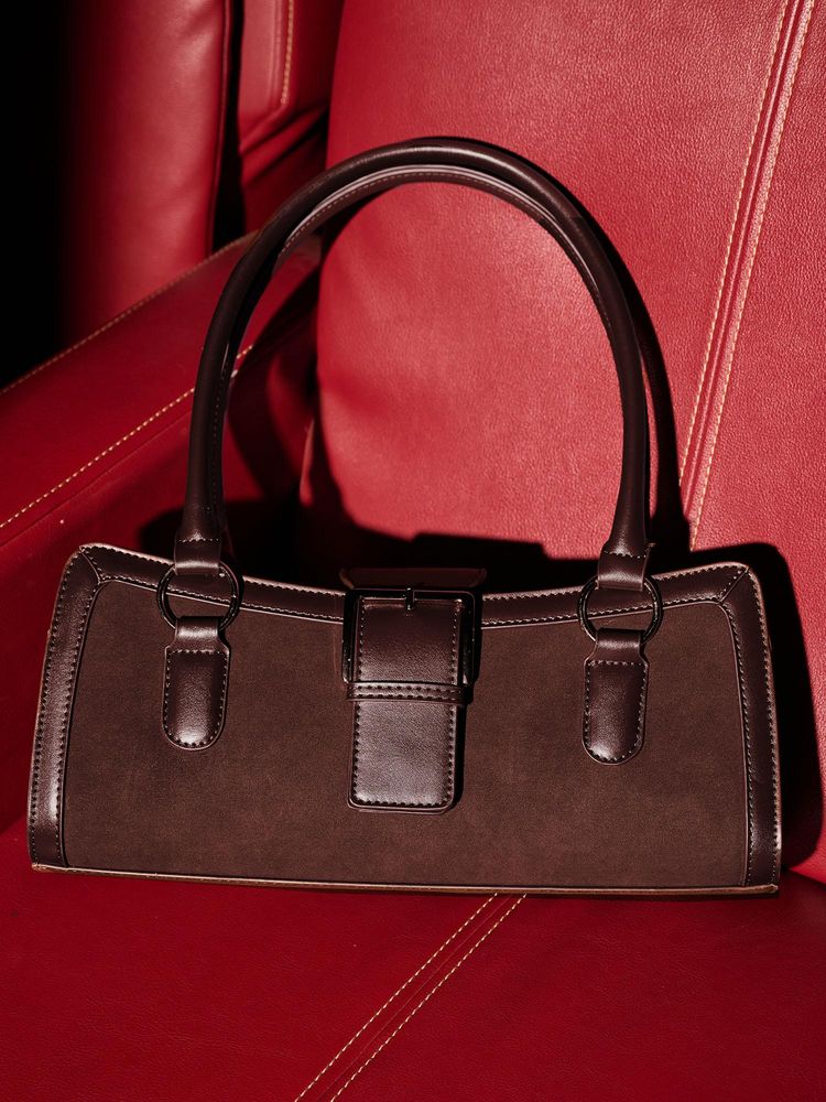 kazo fashion Kazo Orlin Solid Brown Handbag (S)-picture-13