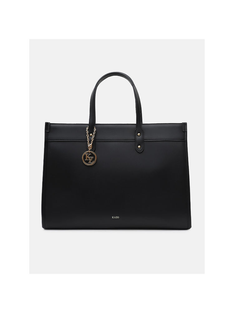kazo fashion Kazo Women Marquis Tote Bag Black (L)-picture-14