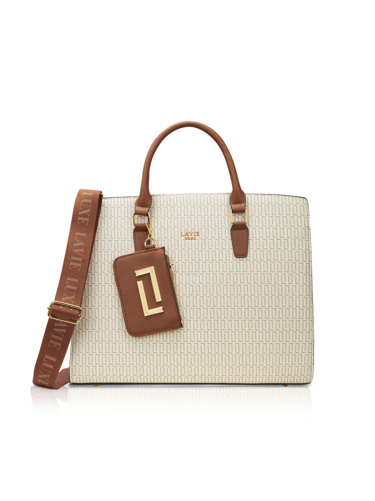 Lavie Luxe Women's Mono Elly 15 Inch Laptop Large Handbag with Pouch (L)-image-28