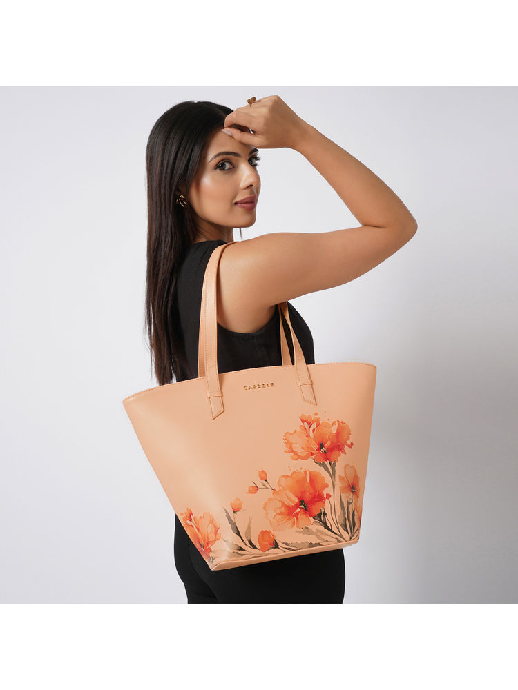 Caprese Women Chloe Orange Tote Bag (L)-picture-36