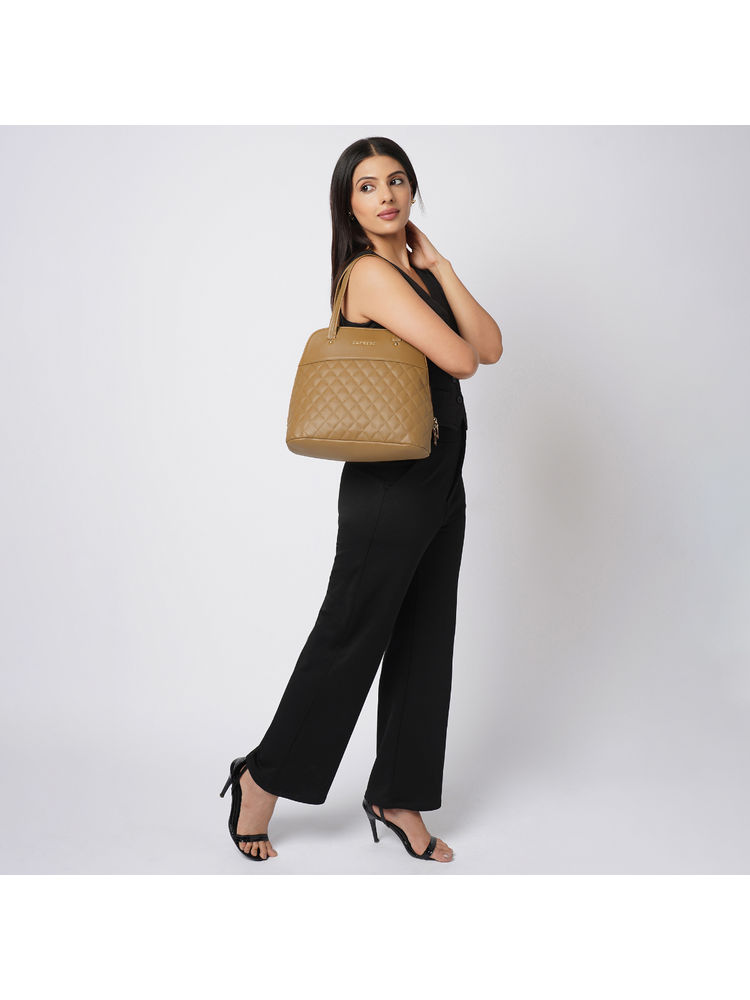 Caprese Women Syra Brown Handbag (M)-picture-35
