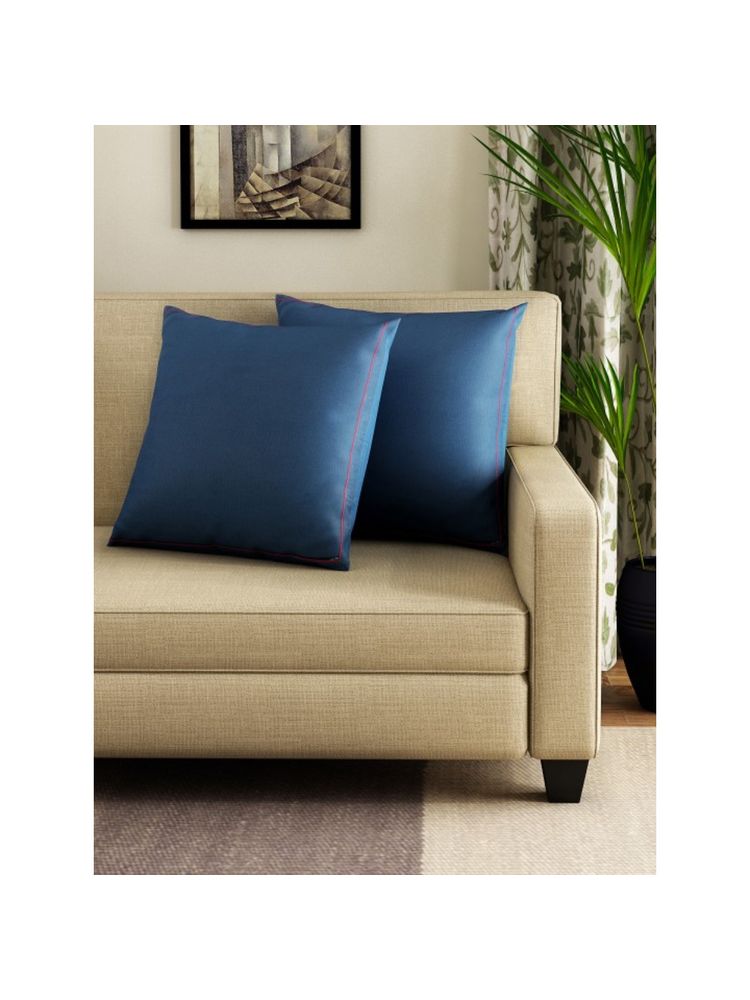Swayam Navy Square Cushion Covers (Pack of 2) (24x24 Inches)-picture-32