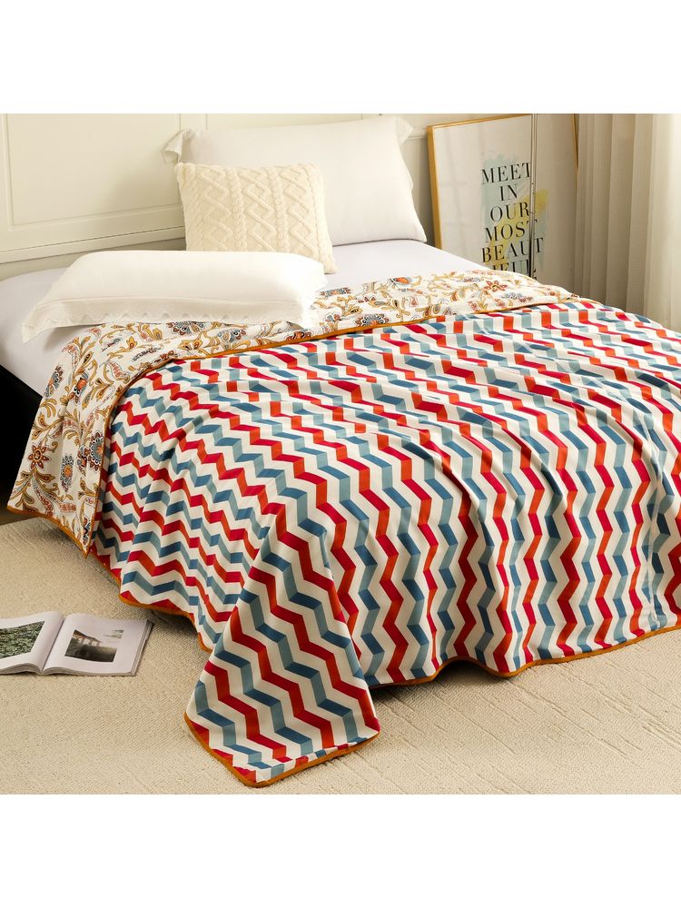 Story@Home Cotton 100% Cotton Reversible Dohar Single Bed Ac Summer-Blanket-Quilt Queen-picture-22