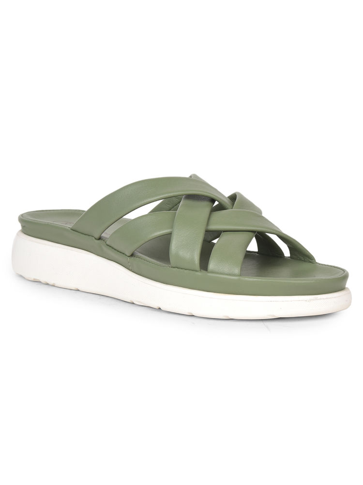 Hush Puppies Women's Wedges Sandals -Green-image-21