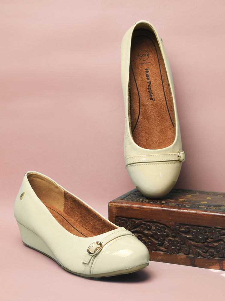 Hush Puppies Women's Pumps Heels -Off White-picture-30