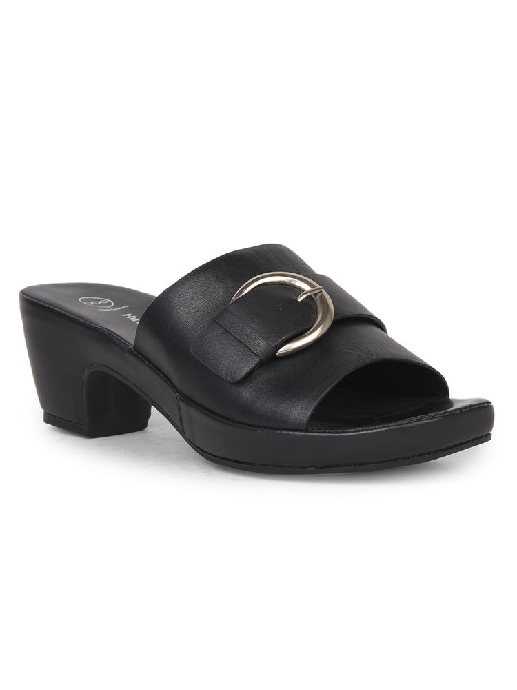 Hush Puppies Women's Block Heels -Black-picture-25
