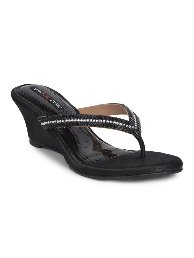 Bata Women's Wedges Heels-Black-picture-33