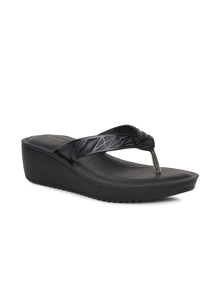 Bata Women's Wedges Heels-Black-picture-31