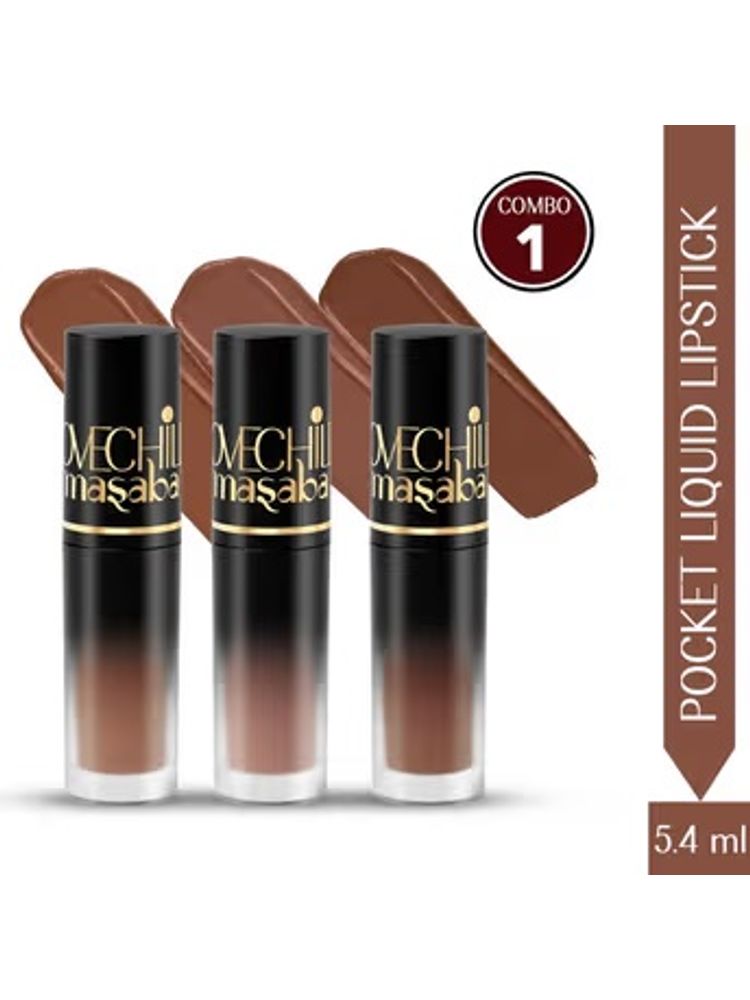 LoveChild Masaba Pocket Liquid Lipstick Combo Set (Pack of 3)-picture-10