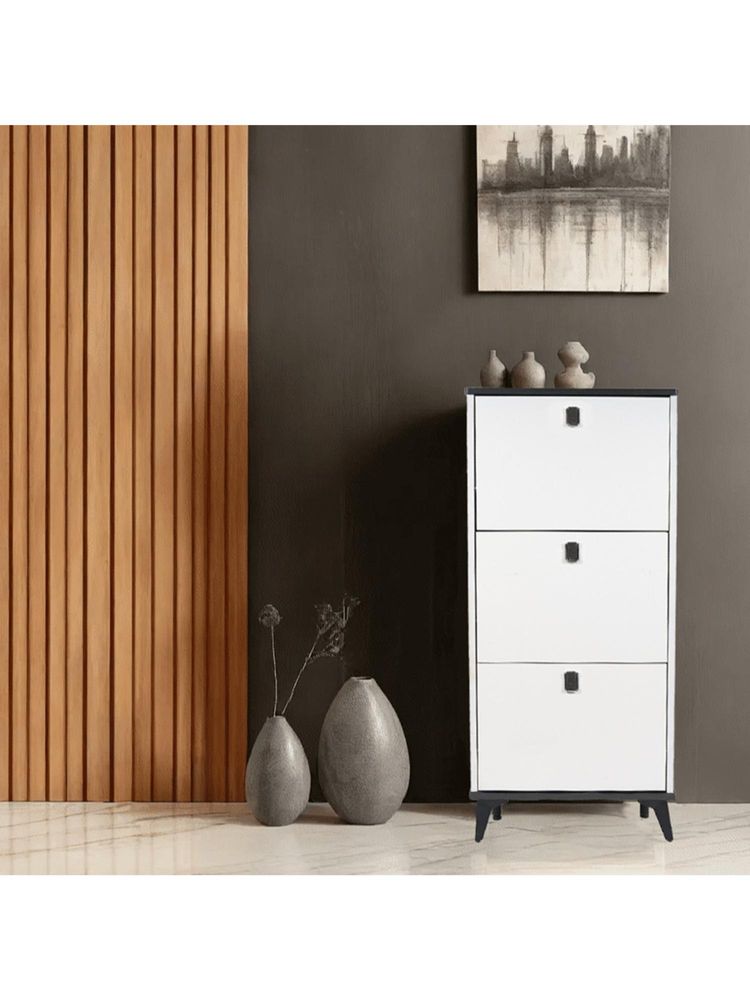 The Artment White Slimline Shoe Cabinet-picture-42