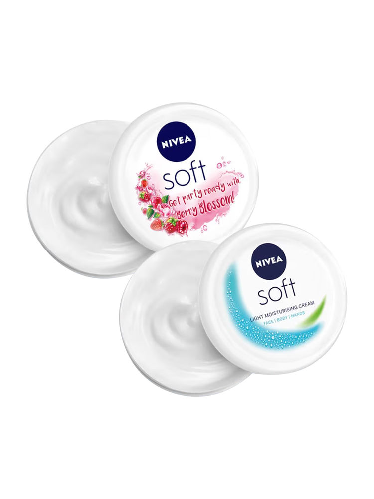 NIVEA Bestseller Moisturizer Combo - Soft + Soft Berry-image-45
