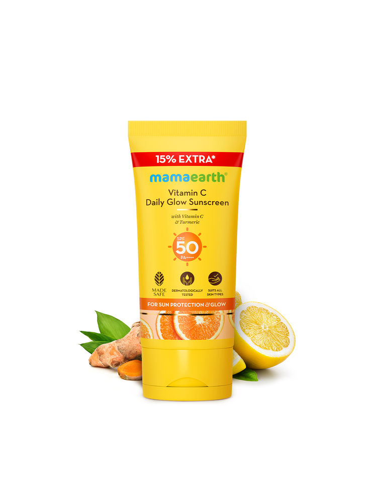 Mamaearth Vitamin C Daily Glow Sunscreen SPF 50 PA++++-image-41