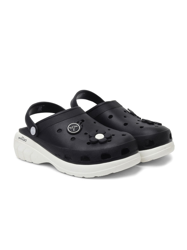 Yoho Women Black Casual Clogs-image-24