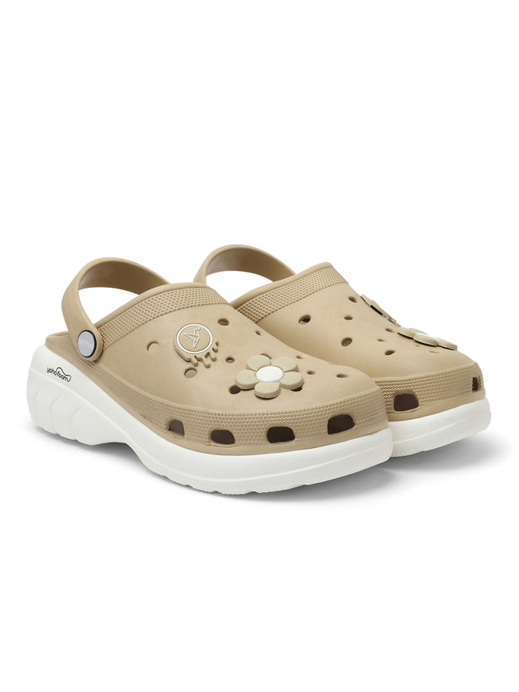 Yoho Women Beige Casual Clogs-picture-24