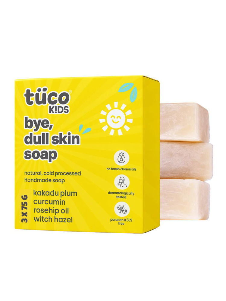 tuco kids TuCo Intelligent Kids Bye Dull Skin Soap Turmeric for Dull, Sensitive Skin Paraben & Sulphate Free-picture-21