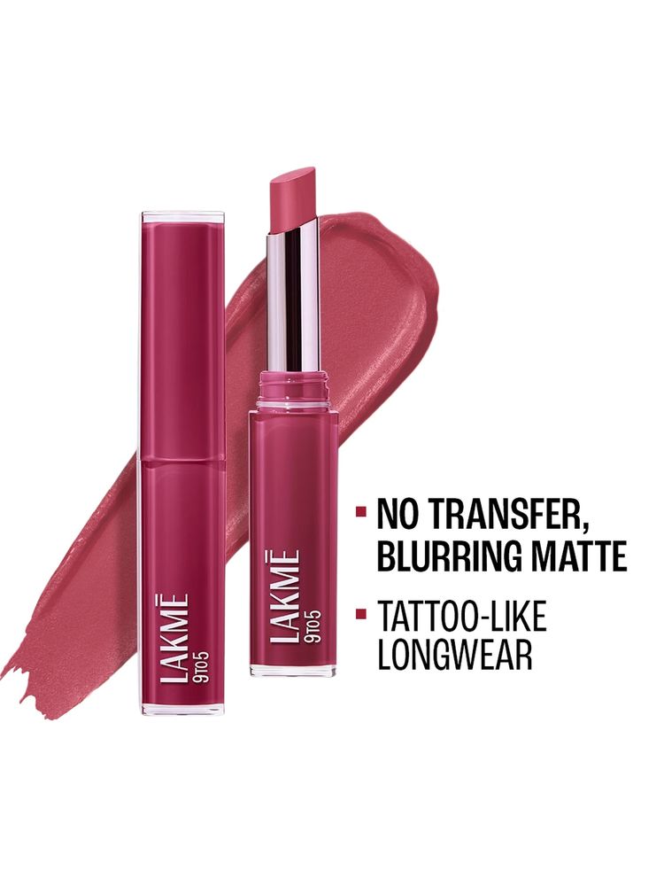 Lakme 9To5 Lip Tattoo Matte Slim Stick-picture-17