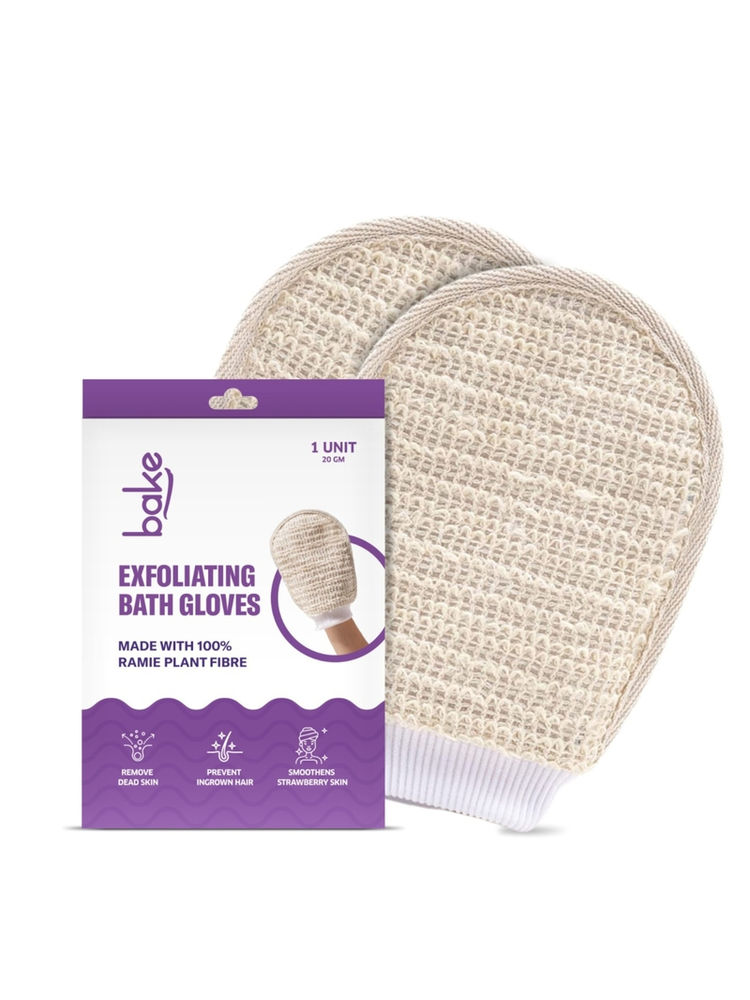 BAKE Exfoliating Bath Glove for Dead Skin,Tan Removal, Strawberry Skin, Body Acne & Ingrown Hair-image-28