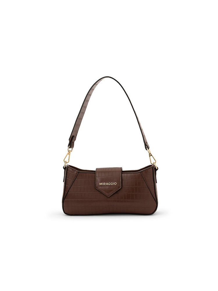 Brown Isabella Shoulder Bag