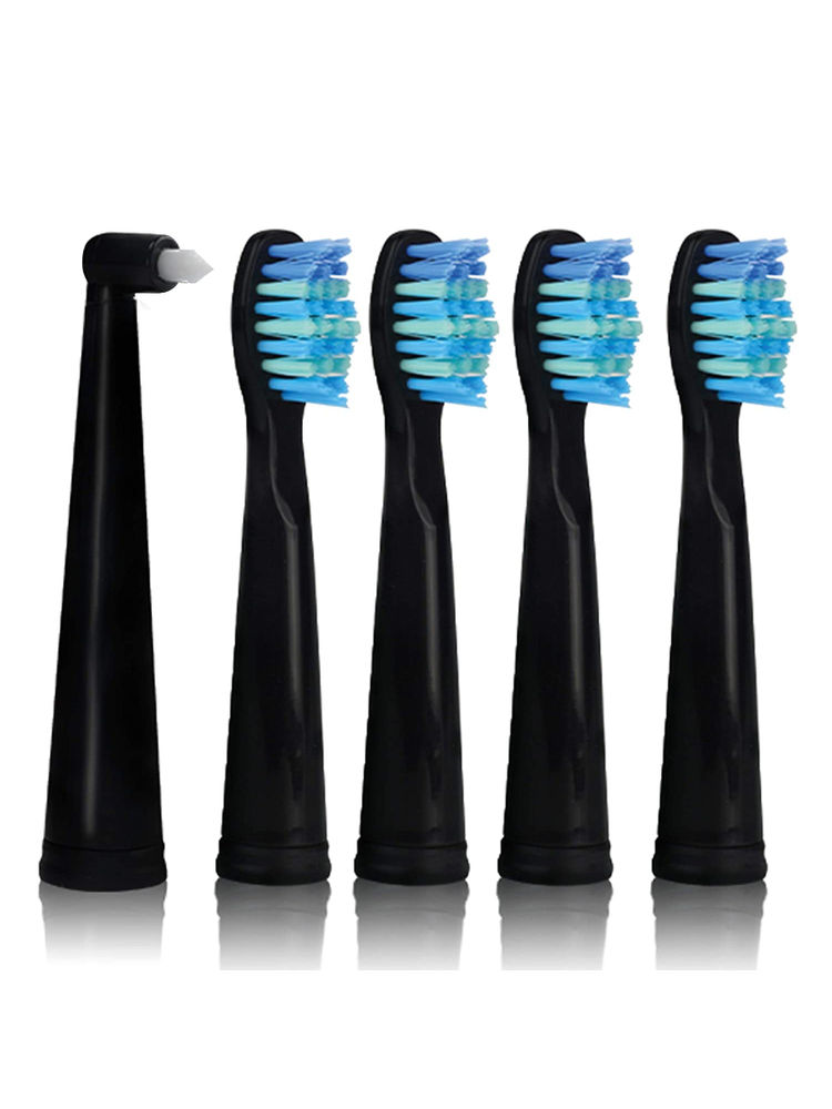 Agaro Cosmic & Cosmic Plus Brush Head Refill 4+1 Pcs (Black)