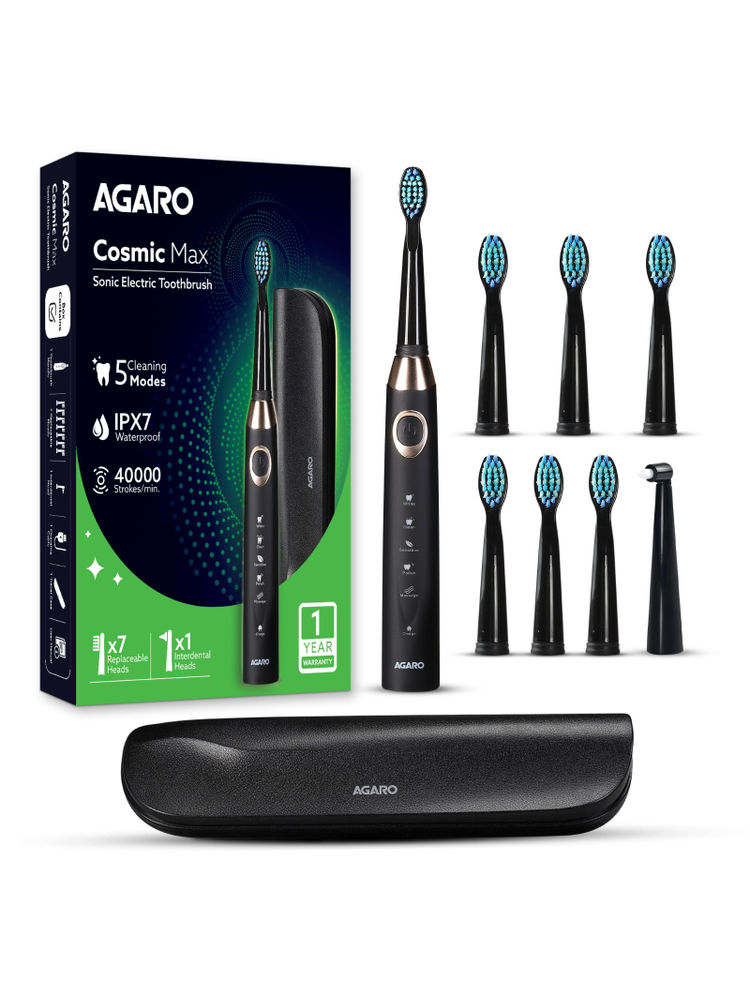 Agaro Cosmic Max Sonic Electric Tooth Brush For Adults-image-13