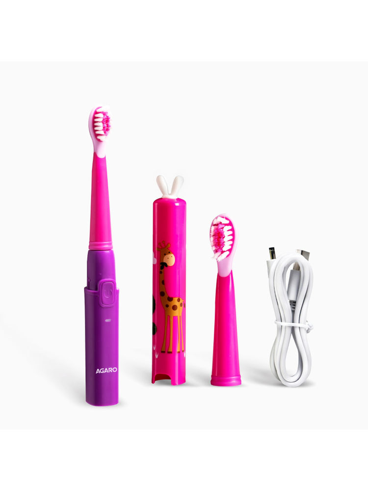 Agaro Rex Sonic Kids Toothbrush - Purple