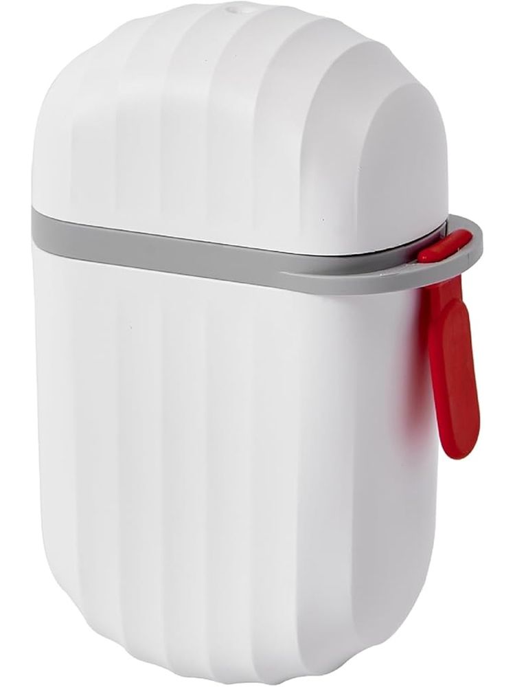 Bronson Professional White Soap Box for Travel Bathroom Soap Case