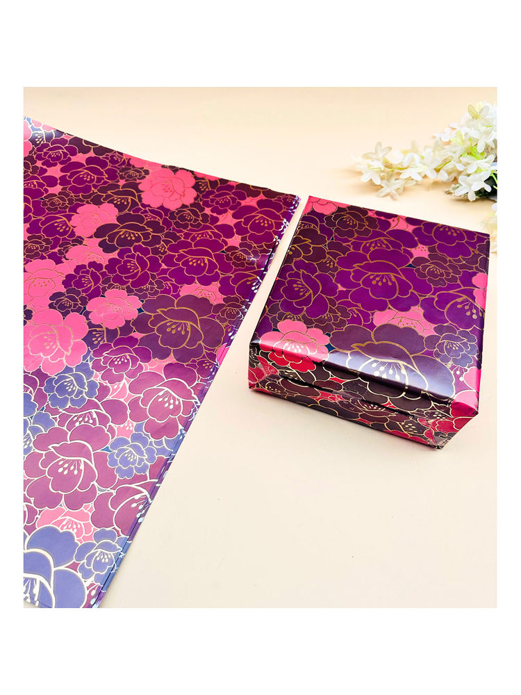 The Big Trove Floral Wedding Birthday Packing Paper Gift Wrapping Sheet (Pack Of 15)-picture-16