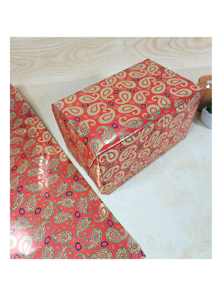 The Big Trove Ethnic Wedding Birthday Paper Gift Wrapping Sheet (Pack Of 5)-image-6