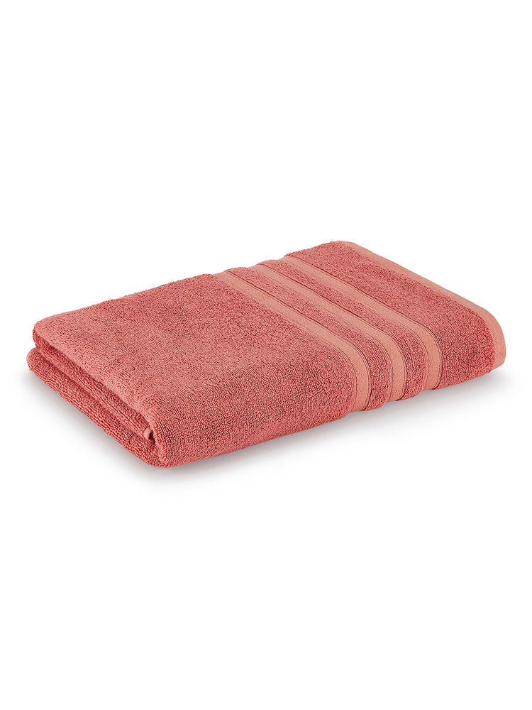 Boutique Living Zen Living Cotton Peach Bamboo 550 Gsm Bath Towel (L)-image-15