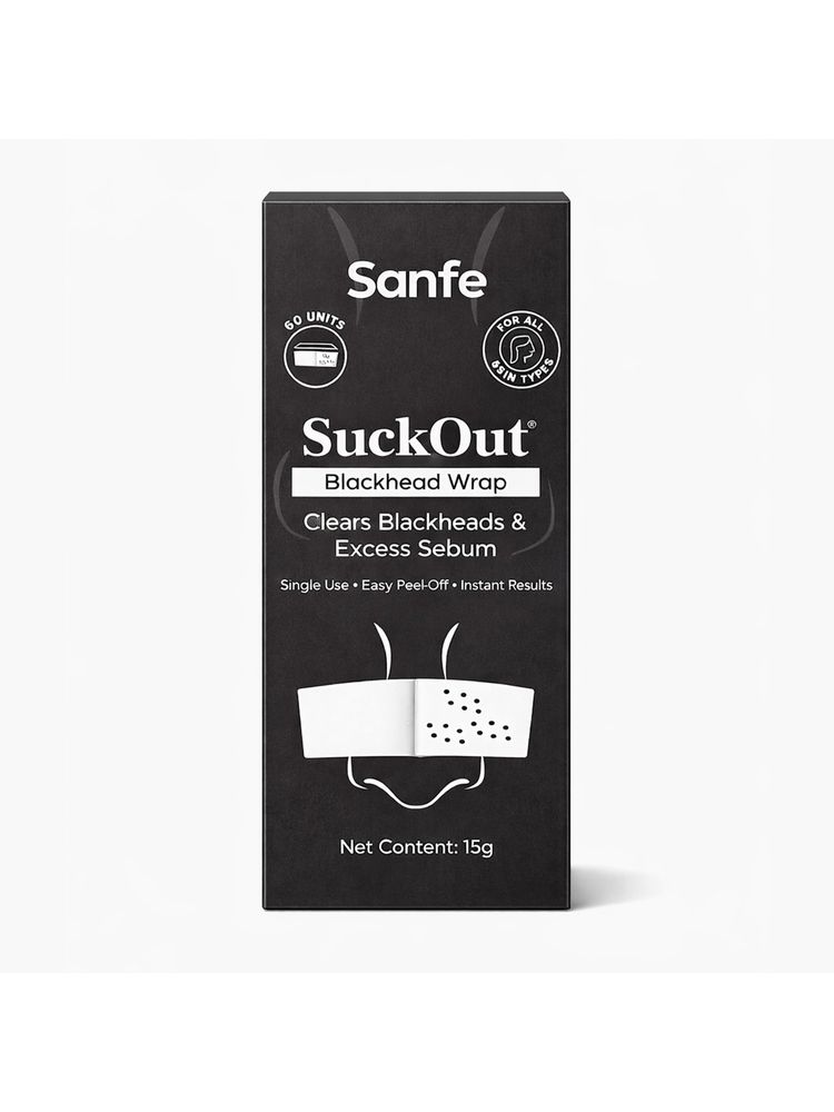 Sanfe Suckout Blackhead Wrap For Clear Skin Cream + 60 Sheets-picture-18