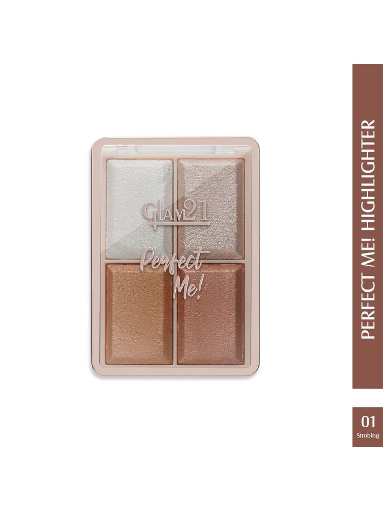GLAM21 Perfect Me! 4 Shades Highlighter Palette Blusher