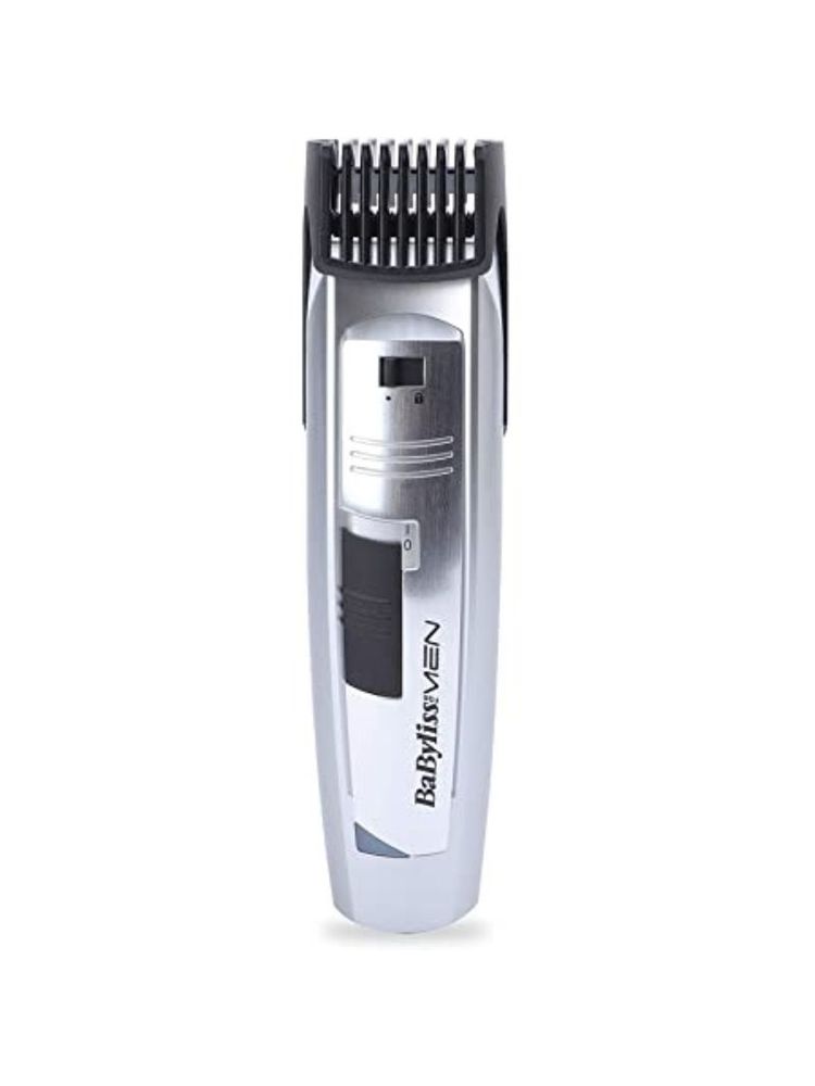 BaByliss Beard Trimmer For Men (Silver, 3-Day Beard Mains/Battery up to 20 mm)-image-38