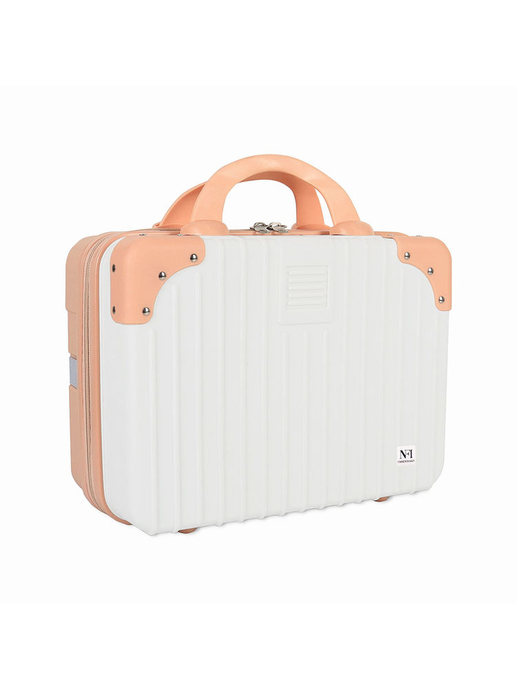 NFI Essentials Hard Shell Vanity Cases for Women Travel Cosmetic Case Organizer White-image-34
