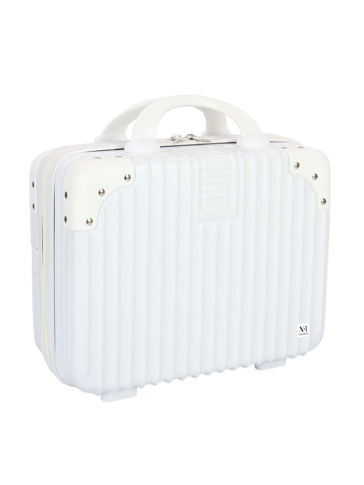 NFI Essentials Hard Shell Vanity Cases for Women Travel Cosmetic Case Organizer White-image-33