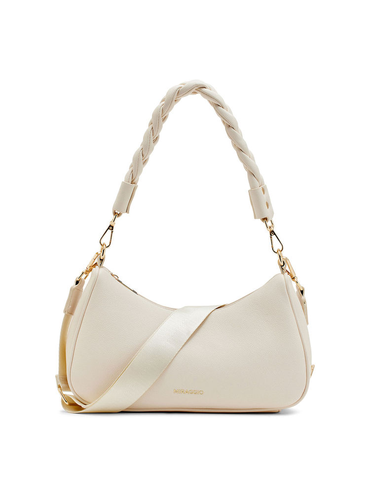 MIRAGGIO Gisele Shoulder Bag Off White (S)