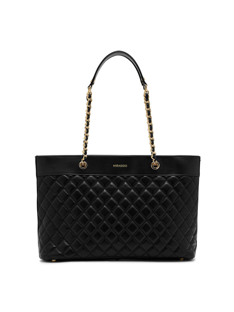 MIRAGGIO Kaya Tote Bag Black (L)-image-37