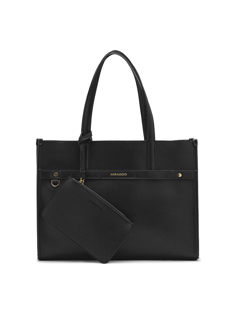 MIRAGGIO Marcy Tote Bag With Detachable Pouch