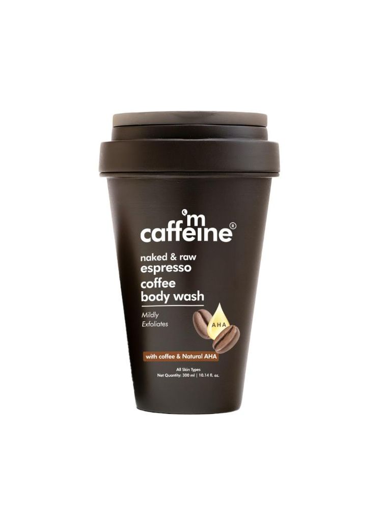 MCaffeine Exfoliating Espresso Body Wash - Soap Free Coffee Shower Gel With Coffee Scrub & AHA-image-37