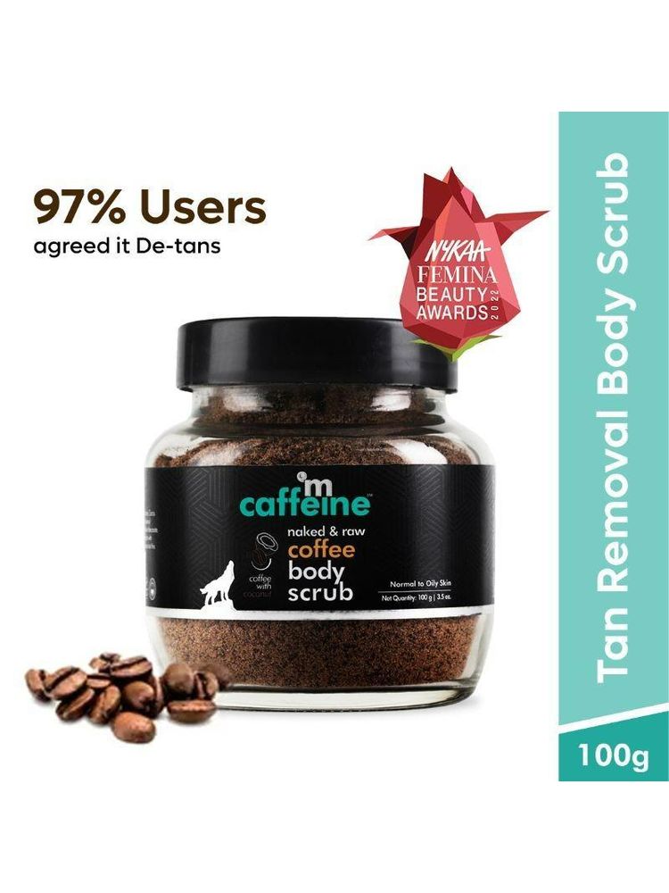 MCaffeine Exfoliating Coffee Body Scrub For Tan Removal Normal To Oily Skin