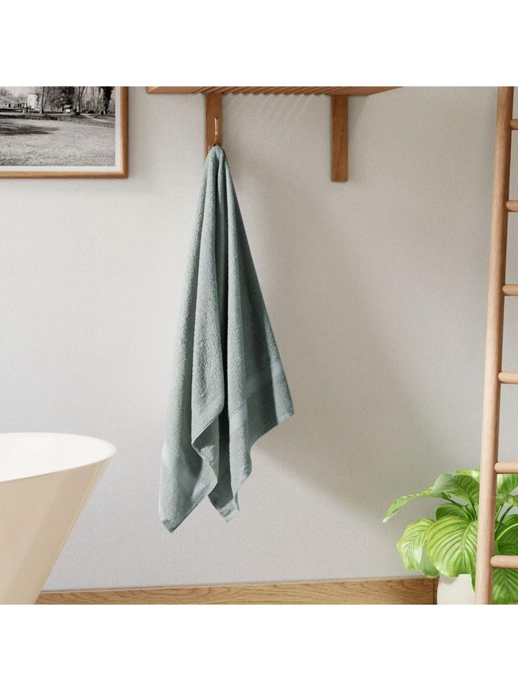 Welspun Alpha 100% Grey Cotton 420 Gsm Plain Large Bath Towel (L)-image-26