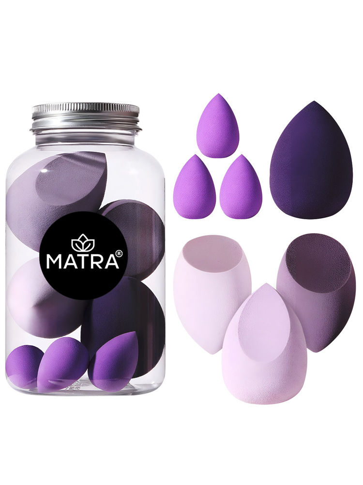 Matra Beauty Blender Makeup Sponge Puff Set of 7 with Jar Egg Case-picture-13