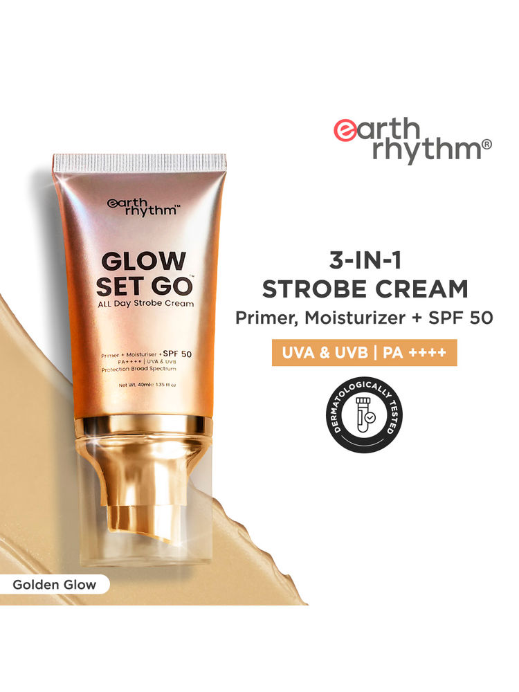 Earth Rhythm Glow Set Go All Day Strobe Creme Primer + Moisturiser + SPF 50 - Pearly Glow-picture-16