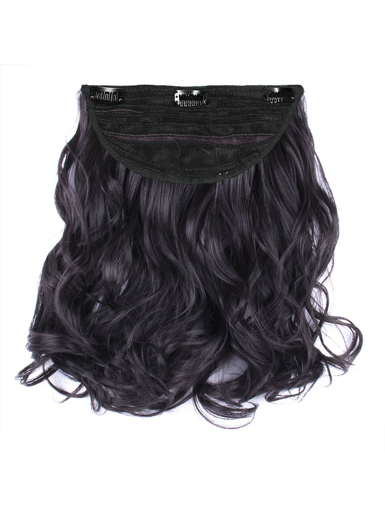 Stasia Street Clip-In 18 Inch Full-Wavy Natural Black Hair Extensions
