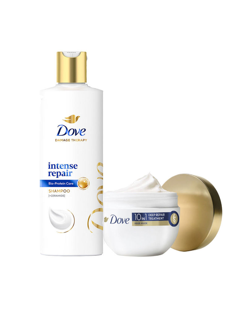 Dove Intense Repair Treatment Shampoo + Hair Mask For Frizzy Hair