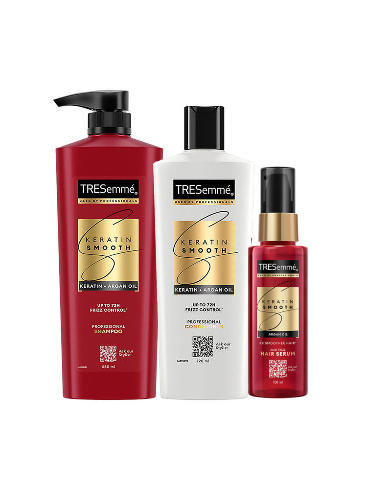 Tresemme Keratin Smooth 3 Step Kit With Shampoo + Conditioner + Serum