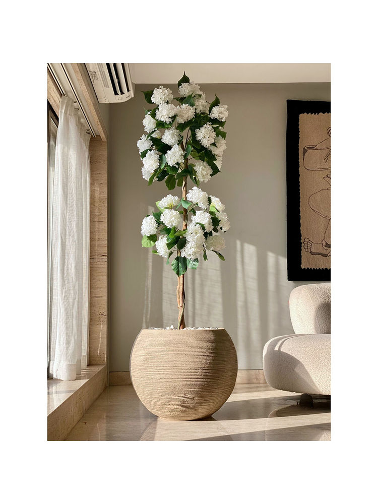Mason Home Artificial White Hydrangea Plant-image-34